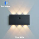 Ljojo LED Wall Lamp - Wireless Magnetic Installation, 4000mAh Battery, 6W Indoor Lighting