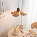 Ljojo Wabi Sabi Style Petal Fabric Pendant Light for Dining Room Chandelier