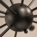 Adjustable Spider Iron Chandelier, Industrial Satellite Lighting for Living Room by Ljojo