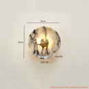 Ljojo Marble LED Wall Lights: Modern Minimalist Bedroom Kitchen Decor