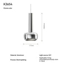 Ljojo Modern Small Chandelier for Bar and Restaurant Decor - High-end Cafe Lamp