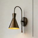 Nordic Retro Iron Copper LED Wall Lamps for Living Room Bedroom Study by Ljojo