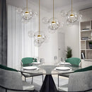 Nordic Glass Bubble LED Ceiling Chandelier Modern Dining Room Pendant Lighting by Ljojo