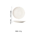 Ljojo Matte Striped Ceramic Plate Set for Molecular Cuisine Tableware