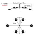 Nordic Designer Spider Pendant Light LED Chandelier for Living Room by Ljojo