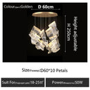 Ljojo Luxury Crystal Chandelier for Home Decor Dining Living Room