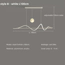 Aluminium Modern Dining Room Led Pendant Light by Ljojo - Stylish Indoor Lighting Fixture