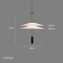 Ljojo Modern Circular Ceiling Chandelier for Living Room - Designer Minimalist Fixture