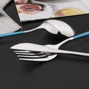 Ljojo 16-Piece Stainless Steel Cutlery Set Dinnerware Flatware Kitchen Tableware