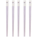 Ljojo Love Alloy Chopsticks Set - Non-Slip, Healthy, Korean Style, 5 Pairs