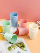 Ljojo 32-Piece Reusable Plastic Cutlery Set & Dinnerware for Home and Parties
