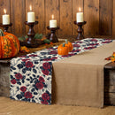 Halloween Rose Table Runner by Ljojo: Festive Farmhouse Decor for Parties & Weddings