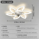 LED Ceiling Fan Light Smart Remote Control Strong Wind Silent Ljojo Fan Lamp
