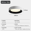 Nordic Dimmable Circular LED Ceiling Light | Modern Creative Home Decor Lighting by Ljojo
