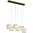 Ljojo Marble Chandelier: Modern Chinese Tearoom All Copper Light Luxury Bar Lighting