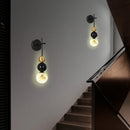 Ljojo Long Rod Marble Wall Lamp for Postmodern Indoor Lighting