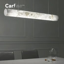 Spanish Marble Chandelier: Modern Minimalist Villa Light by Ljojo