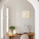Ljojo White Raindrop LED Wall Lamp for Bedroom - Modern Square Background Light