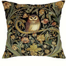 Floral Owl Bird Print Pillowcase for Living Room & Bedroom Decor by Ljojo