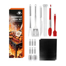 Ljojo 21-Piece BBQ Tool Set, Stainless Steel, Outdoor Grill Bag