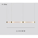Nordic Design Chandelier Glass Long Tube Pendant Lamp for Home Decor by Ljojo