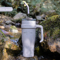Ljojo Light Luxury Handle Cup: Insulated Straw Cup for Office, Travel, and Car
