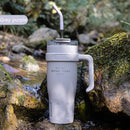 Ljojo Light Luxury Handle Cup: Insulated Straw Cup for Office, Travel, and Car