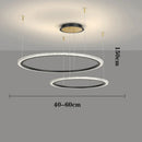 Nordic Ring Chandelier Optional Dimmable Minimalist Decor Fixture by Ljojo