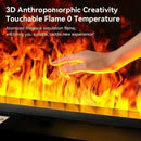 Ljojo 3D Ambience Fireplace Electric LED Humidifier for Indoor Living Room Decor