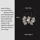 Ljojo Modern Acrylic Led Chandelier | Living Dining Room Pendant Light for Home Decor Lighting