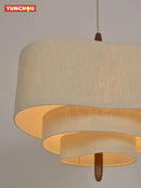 Japanese Wabi Sabi LED Ceiling Chandelier Pendant Light for Living Room by Ljojo