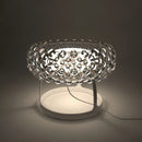 Ljojo Acrylic Pendant Light Fixture Foscarini Caboche Dia35/50/65cm Clear Gold Hanging Lamp