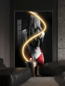 Ljojo LED Wall Light for Modern Beauty Art Decoration in Home and Hospitality Spaces