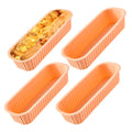 Ljojo Mini Silicone Bread Toast Mold Set - Kitchen Bakeware for DIY Baking