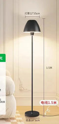 Ljojo LED Floor Lamp Living Room Bedroom Decor Light Luxury Cream Style