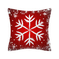 Ljojo Merry Christmas Print Sofa Cushion Decoration Pillowcase