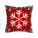 Ljojo Merry Christmas Print Sofa Cushion Decoration Pillowcase