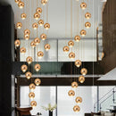 Ljojo LED Pendant Chandeliers: Modern Lighting for Living Room and Staircase