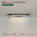 LED Ceiling Lamp Modern Long Strip for Living Room Kitchen Dining Balcony Bedroom Ljojo