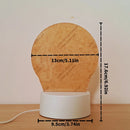 3D Le Fu Night Light | USB Warm Desk Lamp for Home Decor | Ljojo