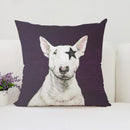 Bull Terrier Art Anime Pillow Cover 40x40 Ljojo Home Decor Throw Pillow
