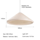 Nordic Fabric Pendant Lamp Chandelier for Living Dining Room by Ljojo