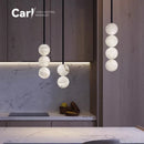 Modern Spanish Marble Pendant Light for Home, Dining Table & Foyer by Ljojo