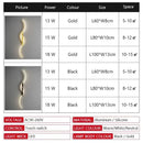 LED Wall Lamp Modern Bedrooms Indirect Lighting Ljojo Minimalist Living Room Decor Light