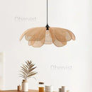 Japanese Style Weaving Petal Willow LED Chandelier by Ljojo