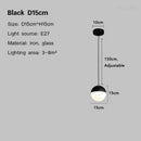 Modern LED Pendant Lights Luxury Glass Stone Lamps for Living Room Home Decoration Chandeliers by Ljojo.