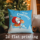 Ljojo Merry Christmas Cartoon Cushion Covers - Sofa Bedroom Car Pillow Cover