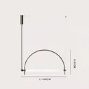 Ljojo Minimalist Hanging LED Chandeliers Pendant Lights for Living Room Office Bedroom Home