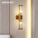 Ljojo Modern Nordic Wall Light Glass Lighting Fixtures for Hotel Lobby & Living Room
