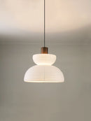 Japanese Style Silk Pendant Lamp Wabi Sabi Chandelier | Retro Home Lighting Fixture Ljojo